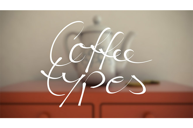 Coffee Types Titel
